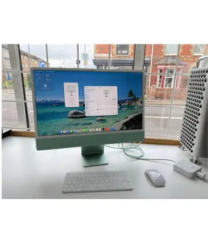 iMac 24-inch M1 ~ (4-Port, 2021, Apple M1 8-Core 8-Core GPU, Green) ~ Excellent Apple