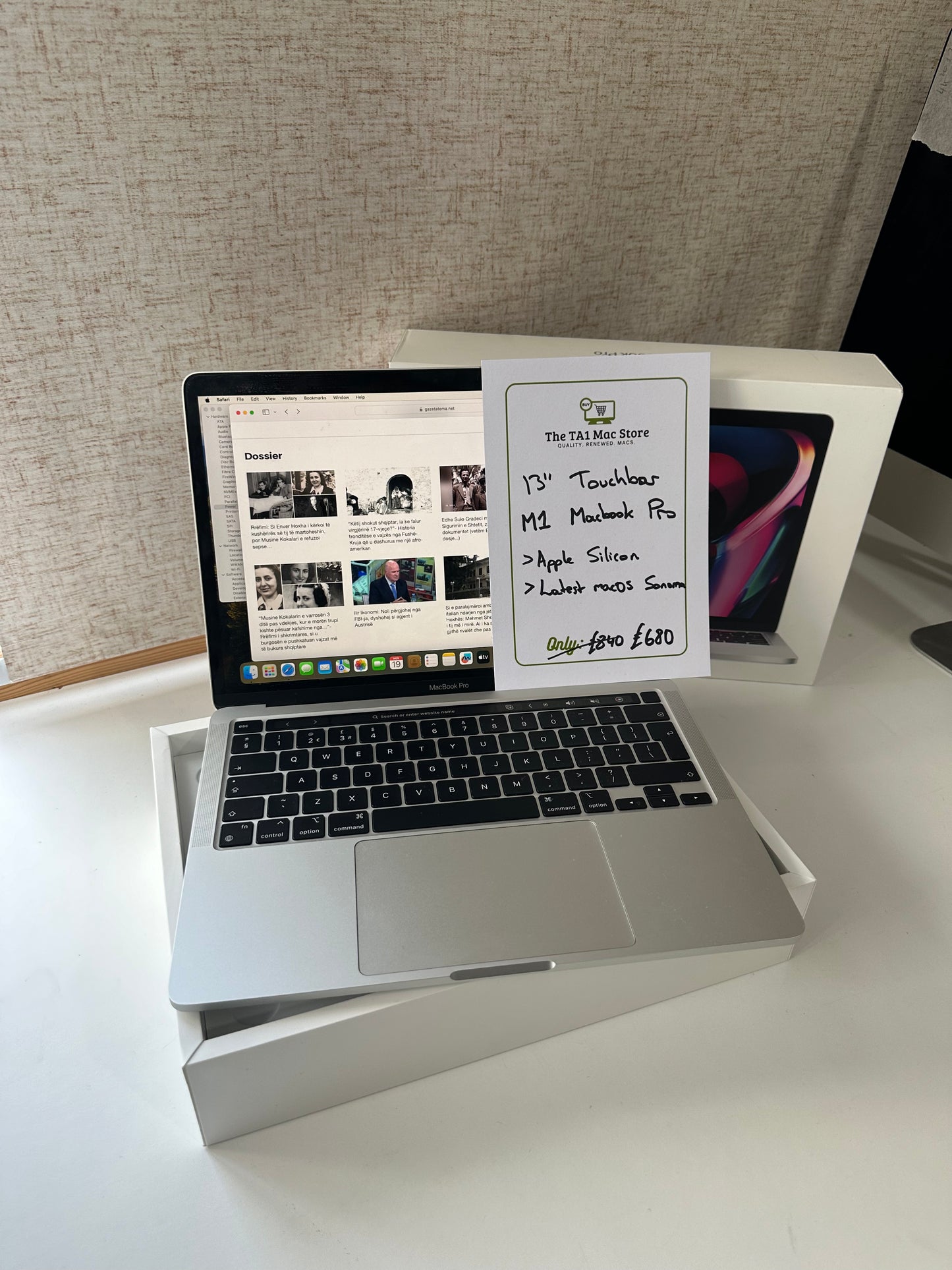 13-inch Macbook Pro with Apple M1 Chip