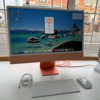 24-inch Apple iMac ~ (2021, Apple M1 8-Core and 8-Core GPU, 16GB, 1TB SSD, 4 Port) Apple