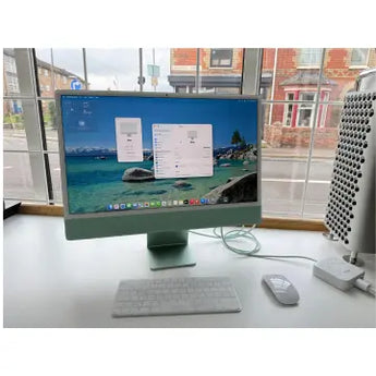 iMac 24-inch M1 ~ (4-Port, 2021, Apple M1 8-Core 8-Core GPU, Green) ~ Excellent Apple