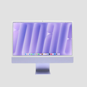iMac 24-inch M3 ~ (2-Port, Late-2023, Apple M3 8-Core 8-Core GPU, Purple) ~ Excellent