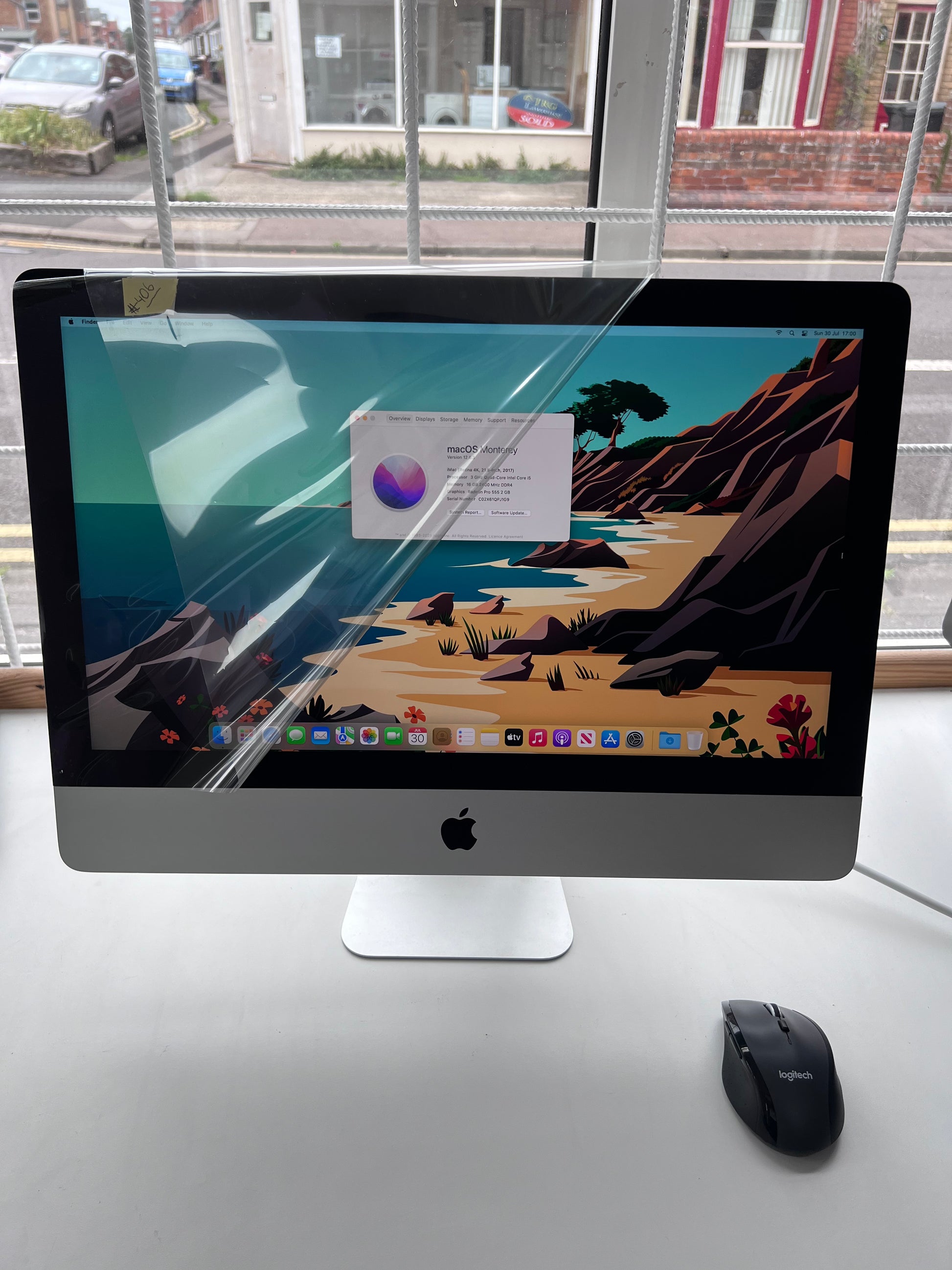 21.5-inch iMac Retina 4K ~ (2017, Quad-Core i5 3.0GHz up to 3.5GHz