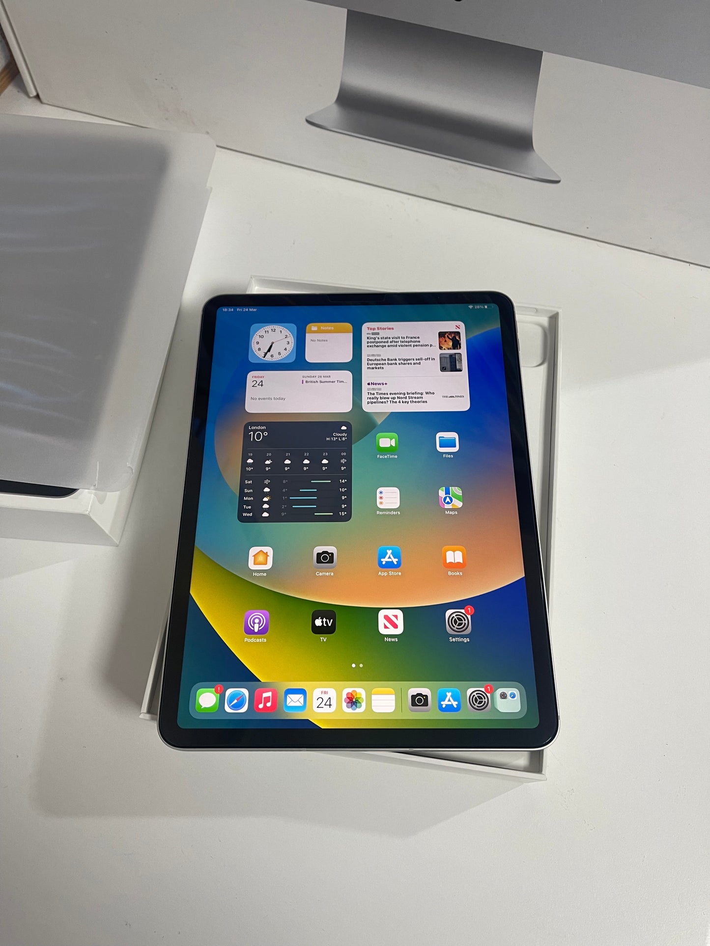BOXED 2022 Apple iPad Pro 11-inch (4th Gen) 2022 [M2 Chip, 5G Cellular]